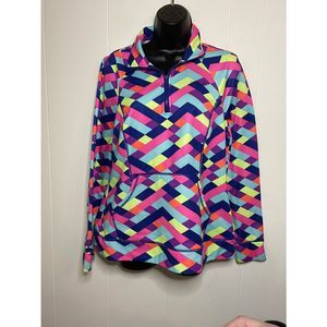 Fila Printed Hoodie Size Large